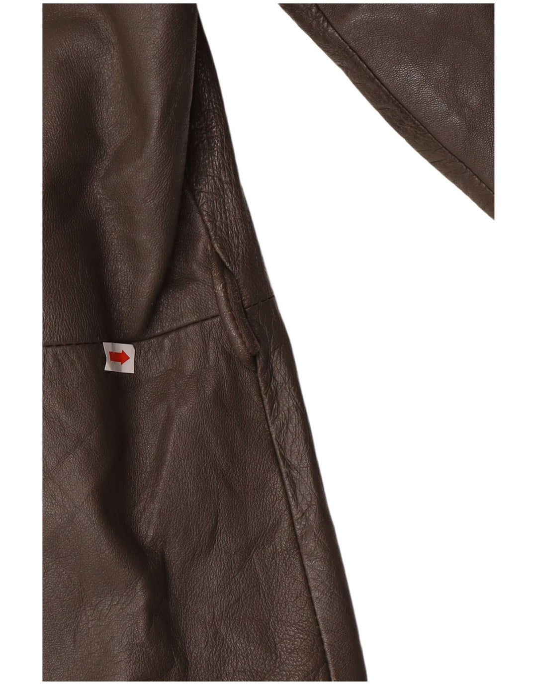 Vintage hombres chaqueta de cuero militar IT 56 3XL cuero gris