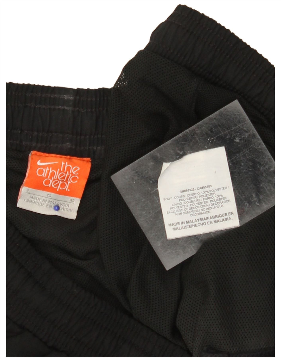 NIKE Pantalones de chándal para mujer, talla 40, talla grande, poliéster negro