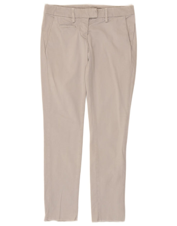Pantalón Chino Slim Dondup Mujer W25 L27 Algodón Gris
