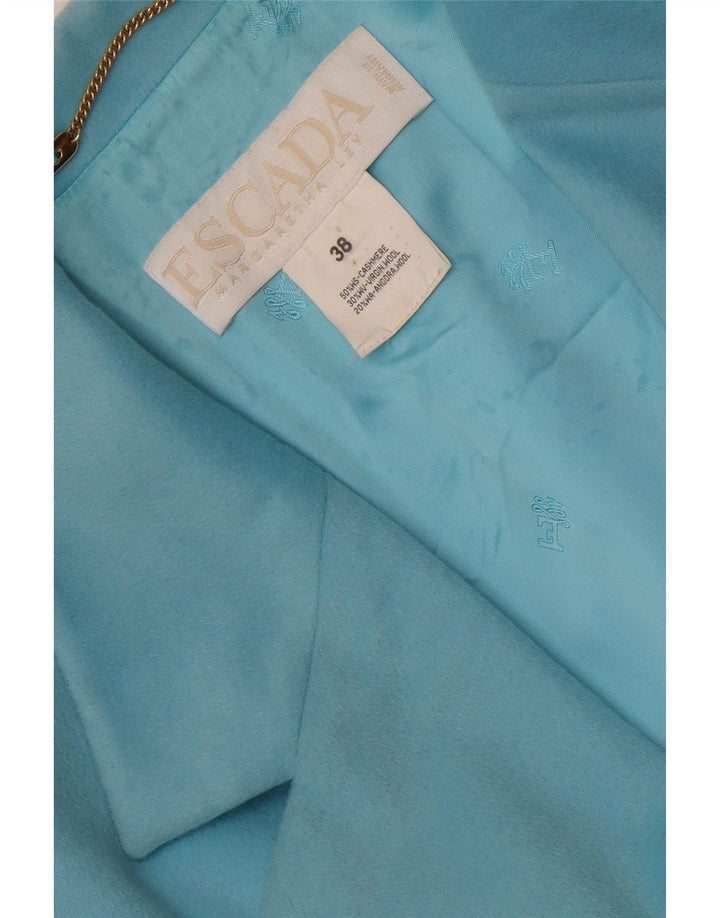 Escada Mujeres por Margaretha Ley Blazer Chaqueta EU 38 Azul Medio