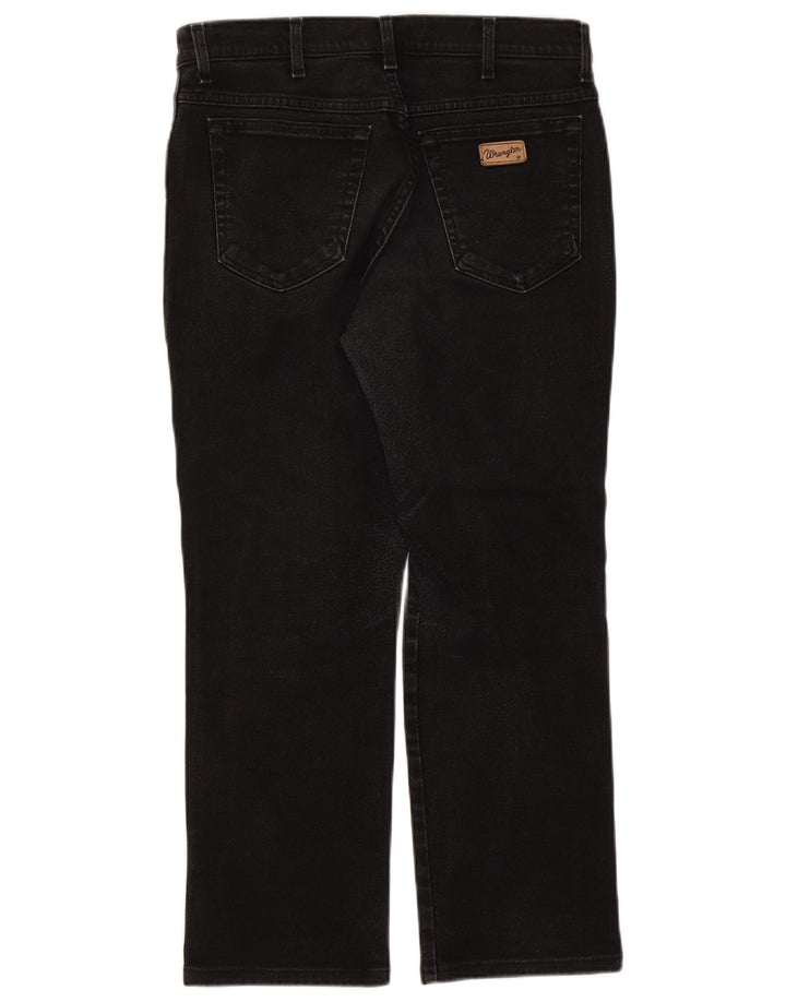 Wrangler Vaqueros Rectos Texas Para Hombre W34 L27 Negro