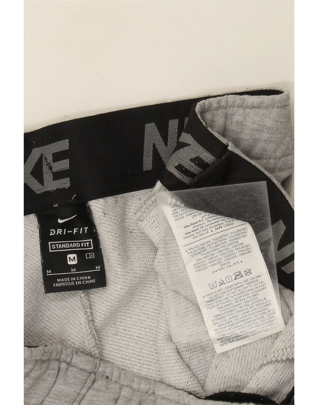 Pantalones De Chándal Nike Dri Fit Para Hombre Joggers Gris Medio Moteado