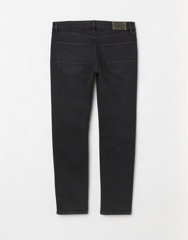 Marks & Spencer Vaqueros ajustados para hombre W34 L31 Algodón negro