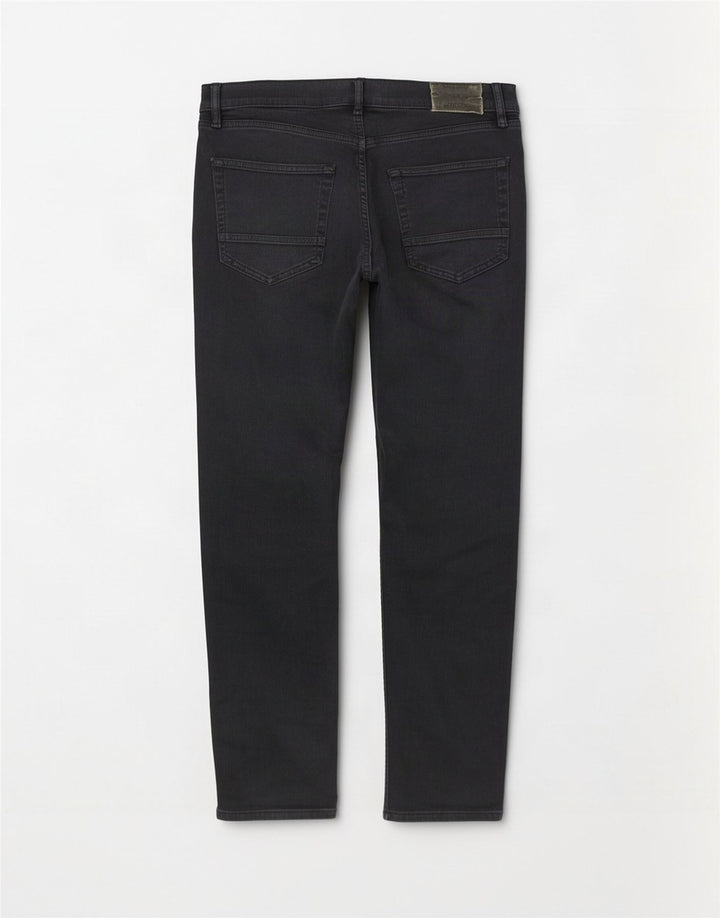 Marks & Spencer Vaqueros ajustados para hombre W34 L31 Algodón negro