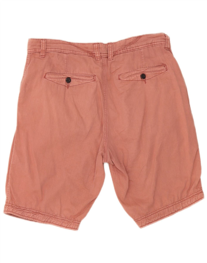 Pantalones cortos tipo cargo Saltrock para hombre medianos W32 algodón rosa