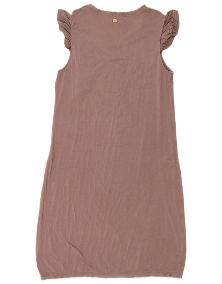 Liu Jo Vestido recto sin mangas para mujer IT 46 Large Marrón Modal