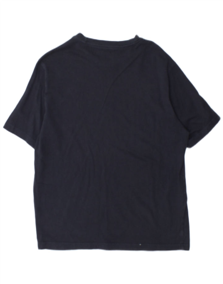 Champion Camiseta para hombre Top Large Azul Marino Algodón