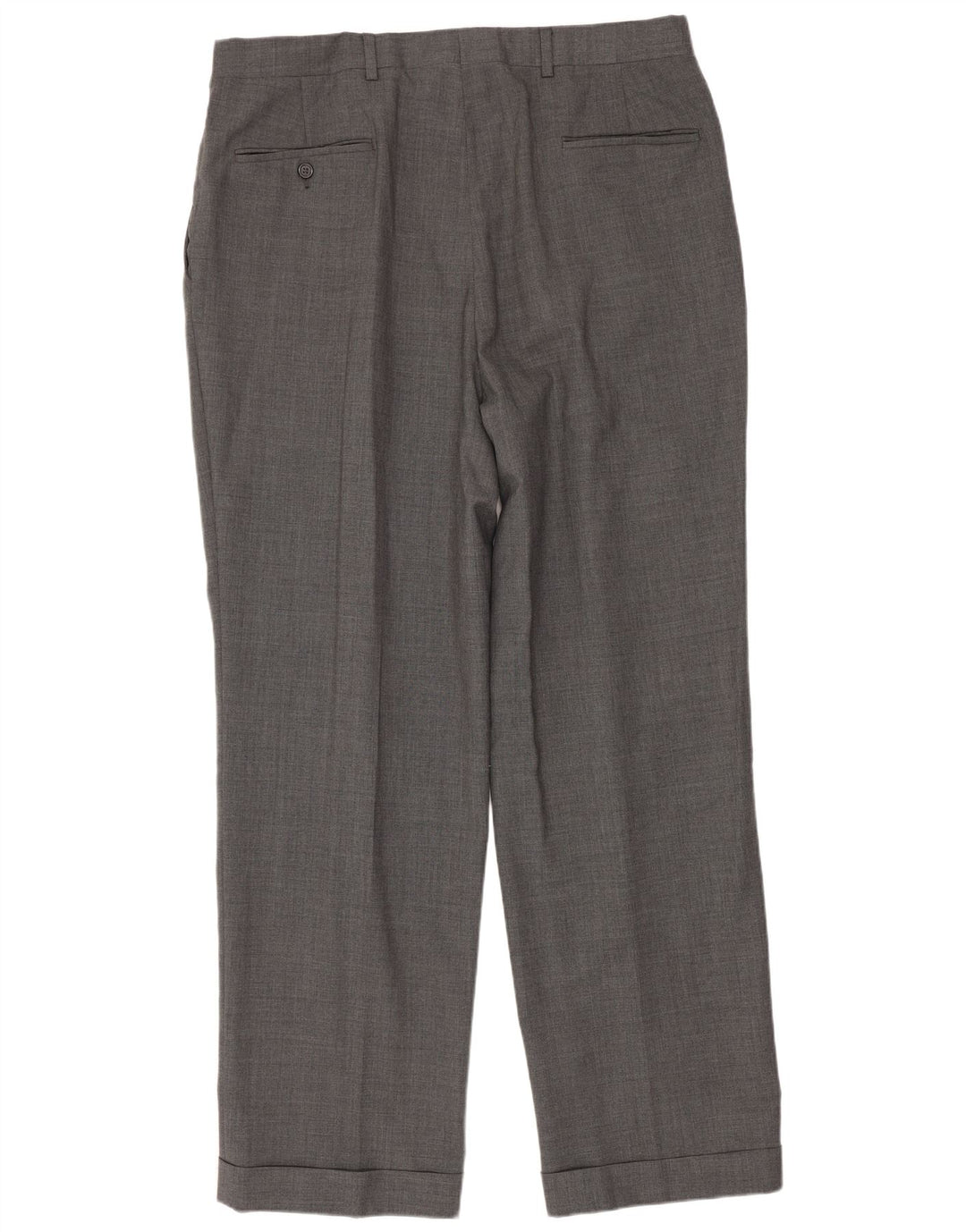 Burberrys Pantalón de traje con pinzas para hombre W36 L31 Gris