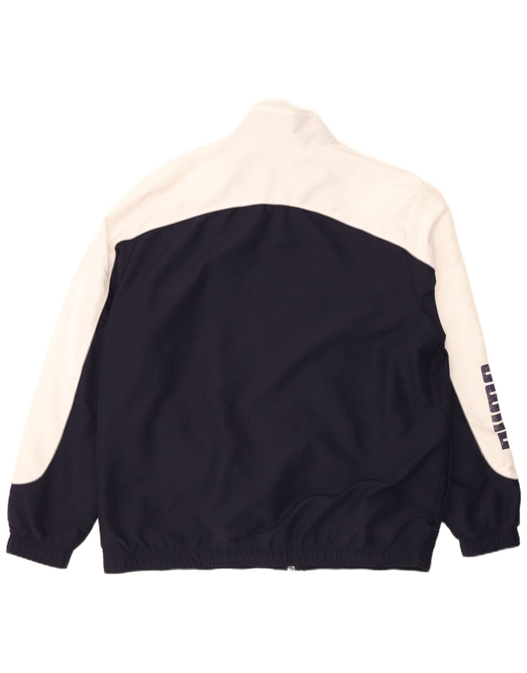 PUMA Chaqueta superior de chándal gráfico para hombre 2XL Poliéster con bloques de color azul marino