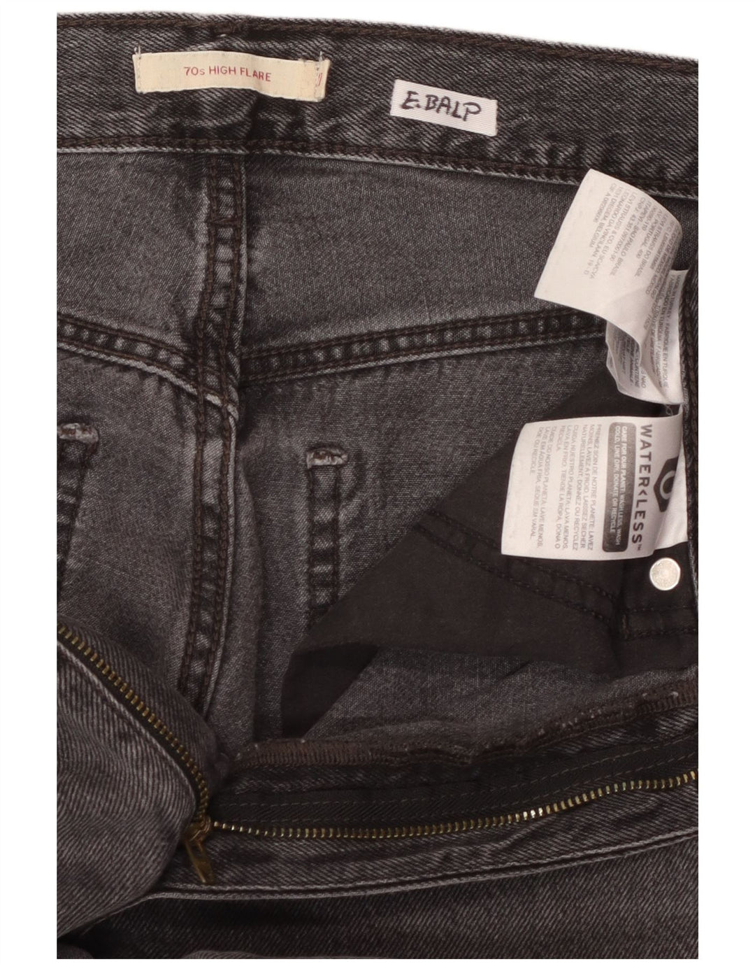 Levi's Vaqueros Acampanados De Tiro Alto Para Mujer W27 L32 Gris