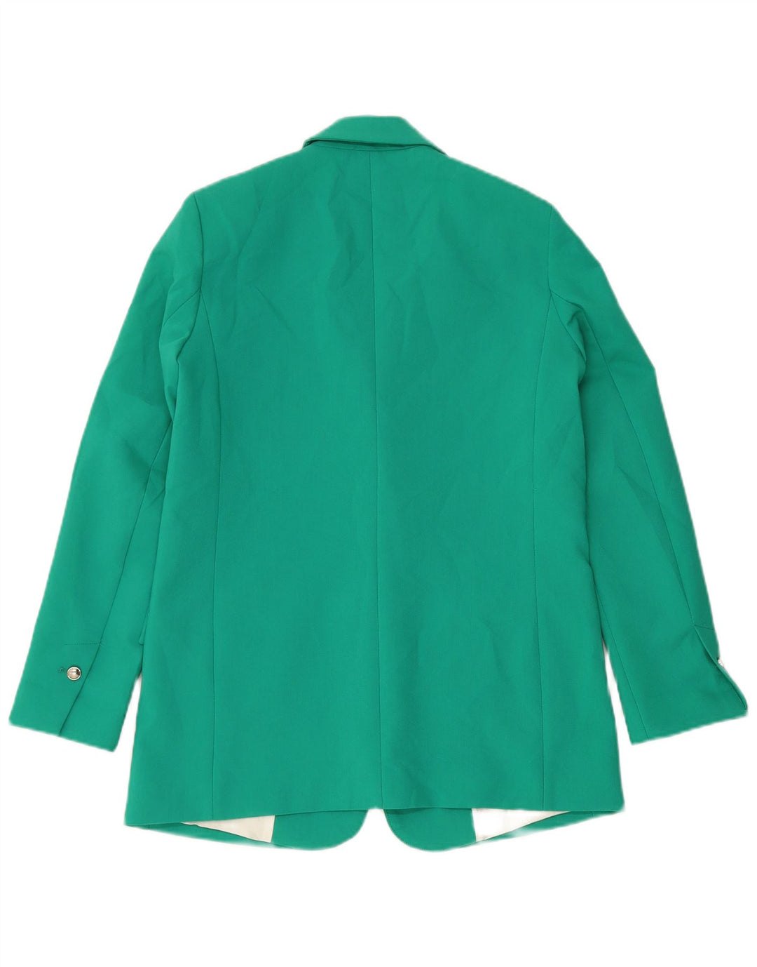 Zara Mujer Chaqueta Blazer De 1 Botón UK 10 Small Verde