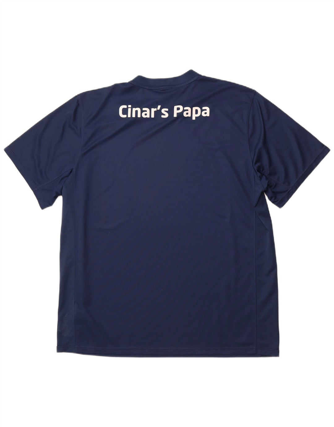 NIKE Camiseta gráfica Dri Fit para hombre Top 2XL Poliéster azul marino