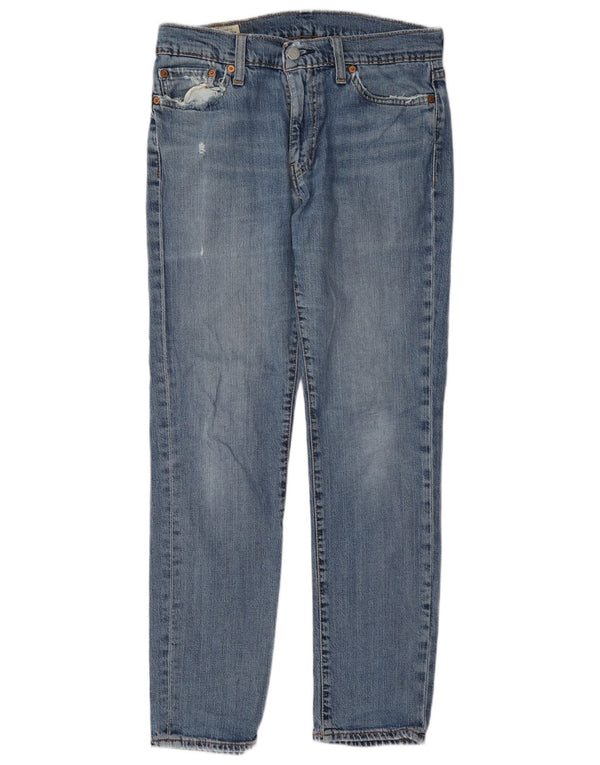 Levi's Mujer 511 Tapered Slim Jeans W30 L30 Algodón Azul