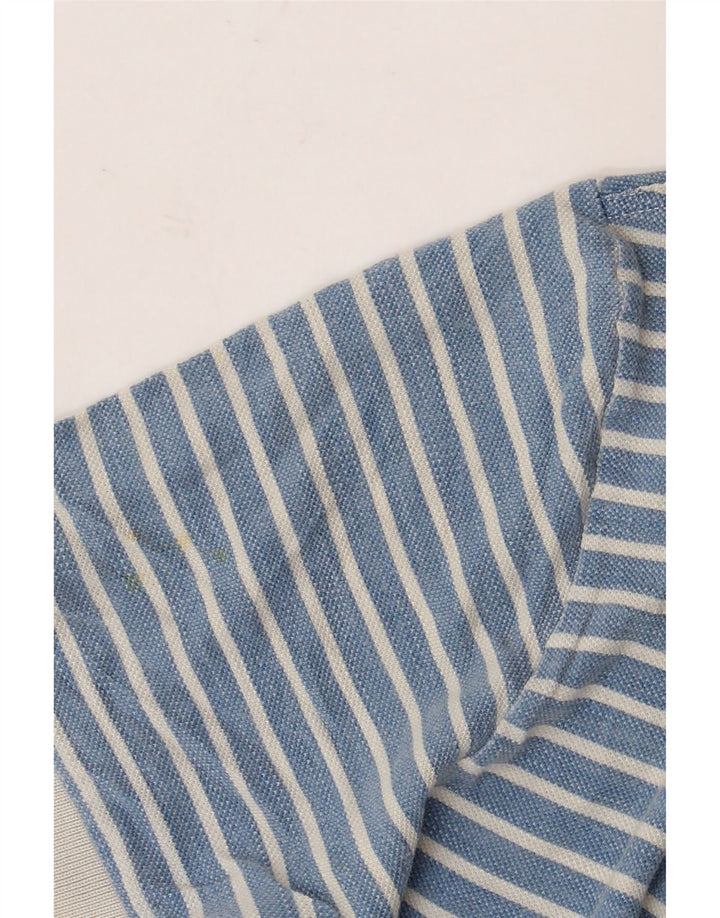 Polo Fred Perry Hombre De Algodón A Rayas Azul Medio