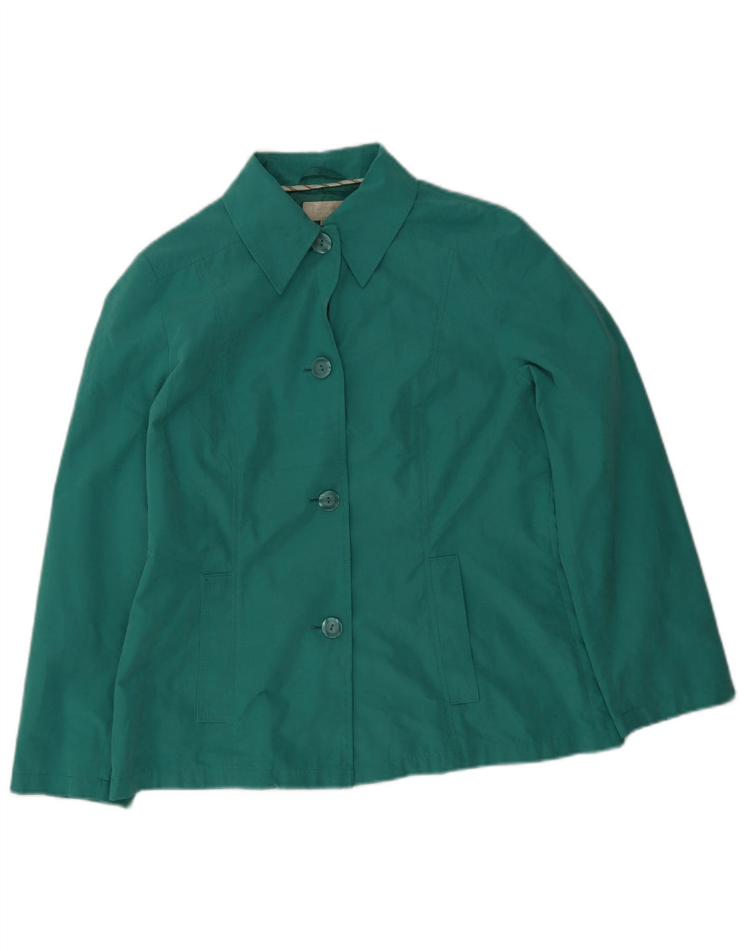 Marks & Spencer Chaqueta Bomber para Mujer UK 40 Poliéster Verde Medio