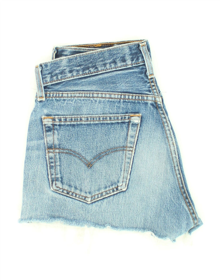 LEVI'S Pantalones cortos vaqueros vintage para mujer W31 Algodón azul medio