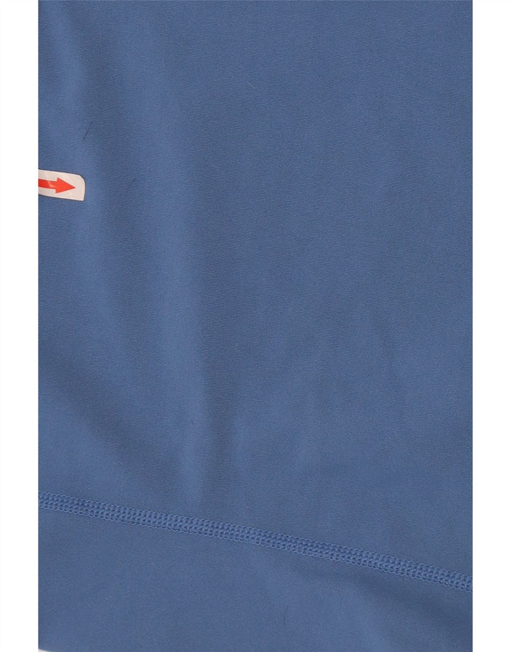 Nike Mujer Gráfico Chaleco Top UK 8 Pequeño Azul Colorblock Poliéster