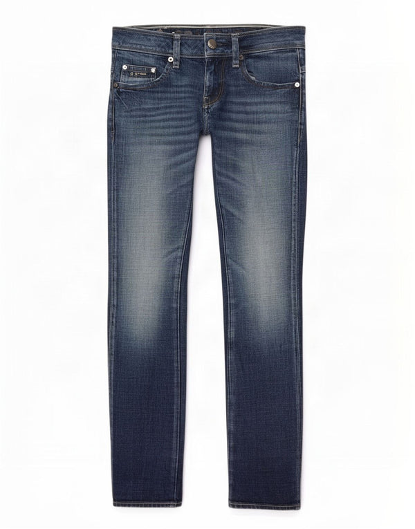 Vaqueros ajustados para mujer G-Star W28 L32 Algodón azul