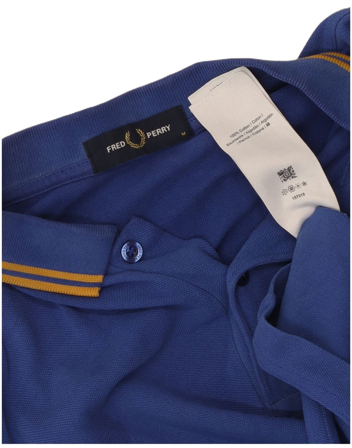 Polo Fred Perry Hombre Algodón Azul Medio