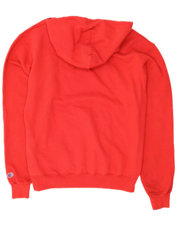 Champion Wisconsin Graphic Sudadera con capucha para hombre, color rojo medio, algodón