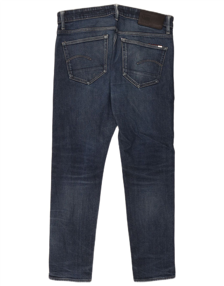 G-Star Hombre 3301 Slim Jeans W34 L32 Algodón Azul