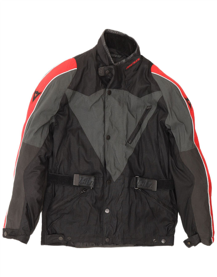 DAINESE Chaqueta de motociclista para hombre Talla 48 Mediana Color negro Bloque de color
