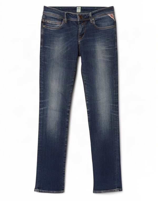 Vaqueros pitillo para mujer Replay W27 L32 Algodón azul