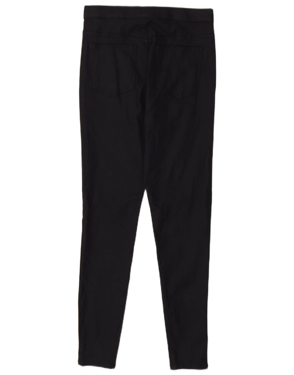 Marks & Spencer Pantalones casuales ajustados para mujer UK 10 Small W28 L29 Azul marino