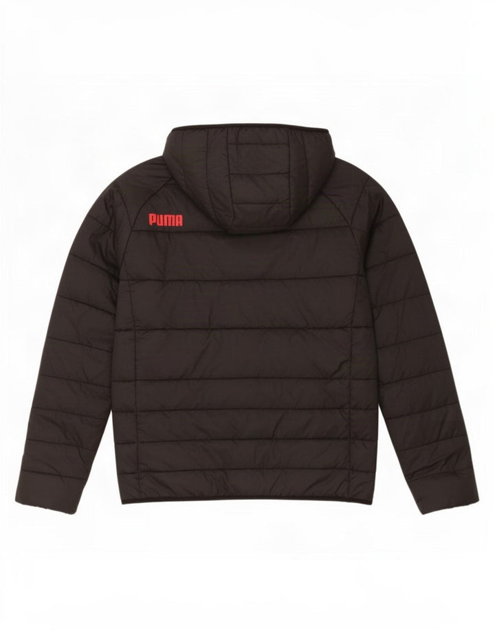 Puma Chaqueta acolchada con capucha AC Milan para niño 13-14 años Negro Poliéster
