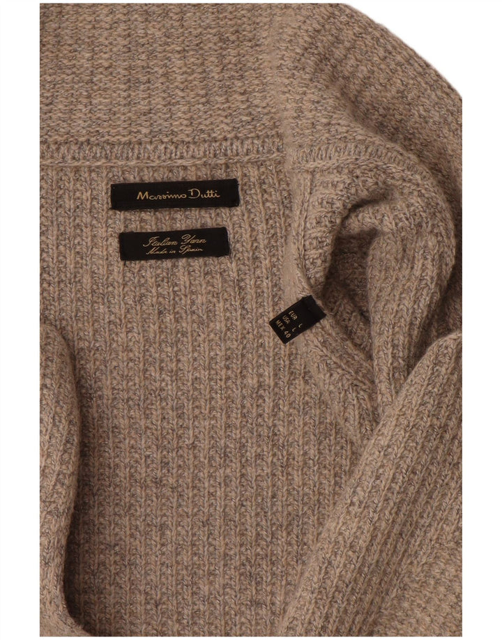 Suéter Cárdigan de Hombre Massimo Dutti Grande Gris