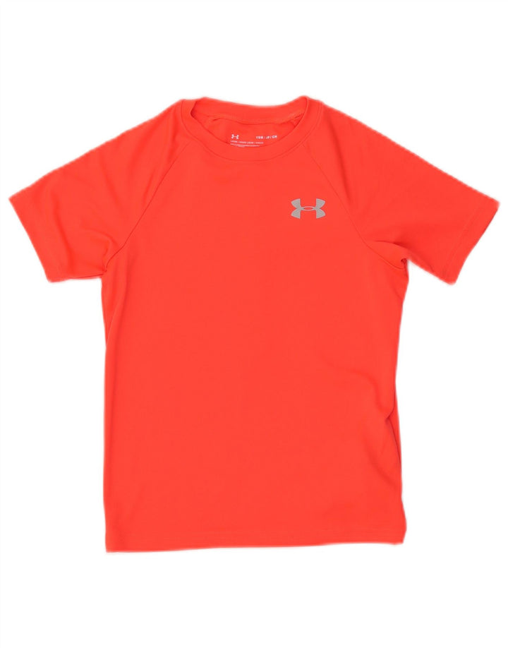 UNDER ARMOUR Camiseta estampada holgada para niñas 7-8 años Small Naranja