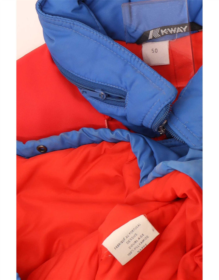 K-Way Chaqueta de esquí con capucha para hombre EU 50 Large Red Colourblock