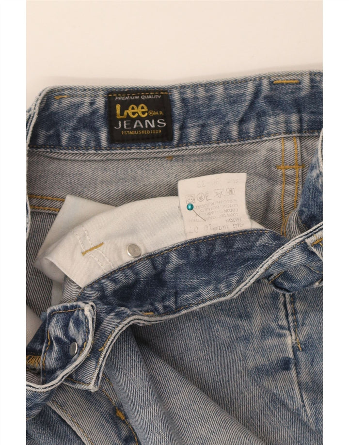 Lee Mens Felton Denim Shorts W30 Algodón Azul Medio