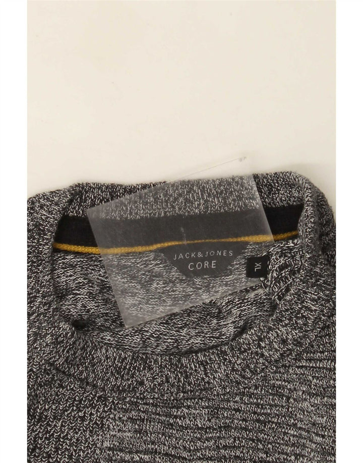 Jack & Jones Jersey De Cuello Redondo Para Hombre XL Gris Moteado