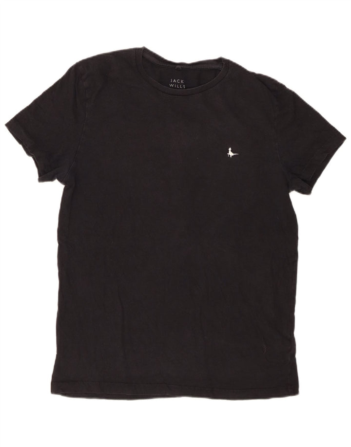 JACK WILLS Camiseta Hombre Top Small Algodón Negro