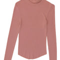Zara Mujer Top Manga Larga UK 8 Small Rosa