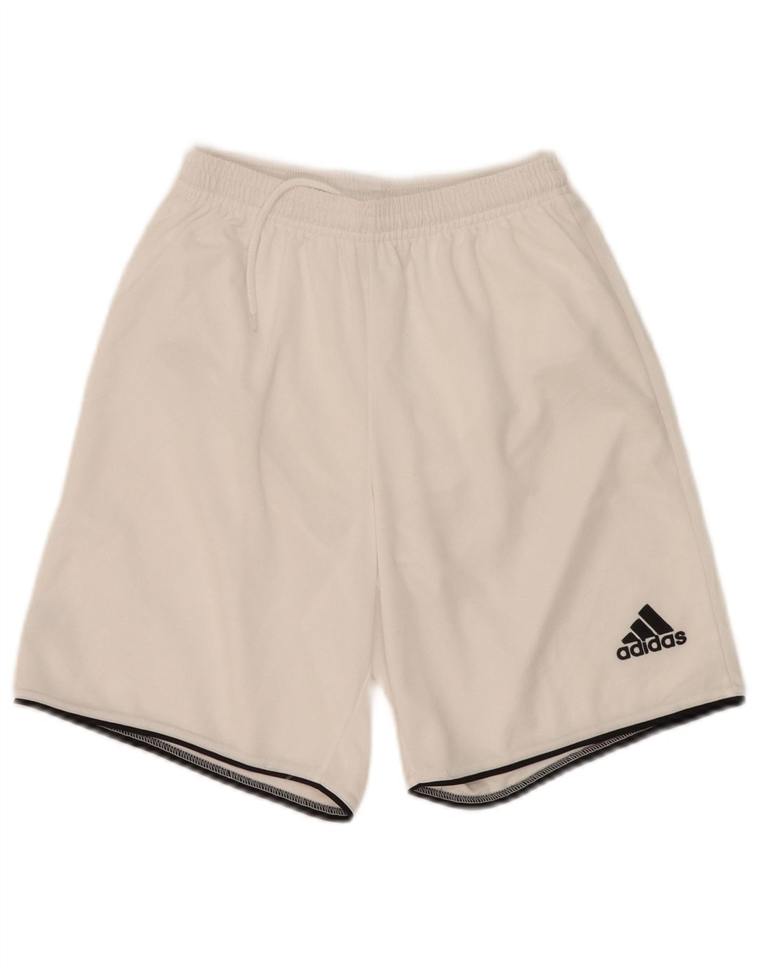 Pantalones cortos deportivos Adidas para hombre pequeños deportivos de poliéster blanco