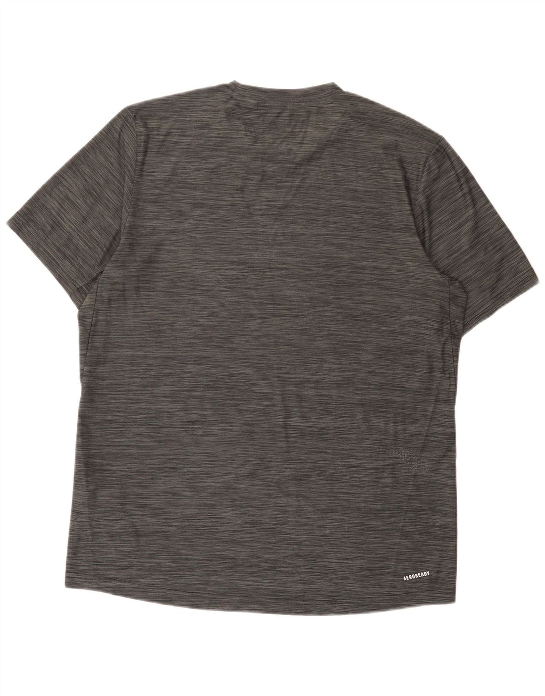 Adidas Hombre Aeroready Camiseta Top Poliéster Moteado Gris Medio