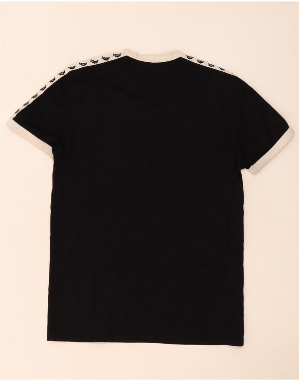 Fred Perry Camiseta estampada para hombre Top XS Algodón color block negro