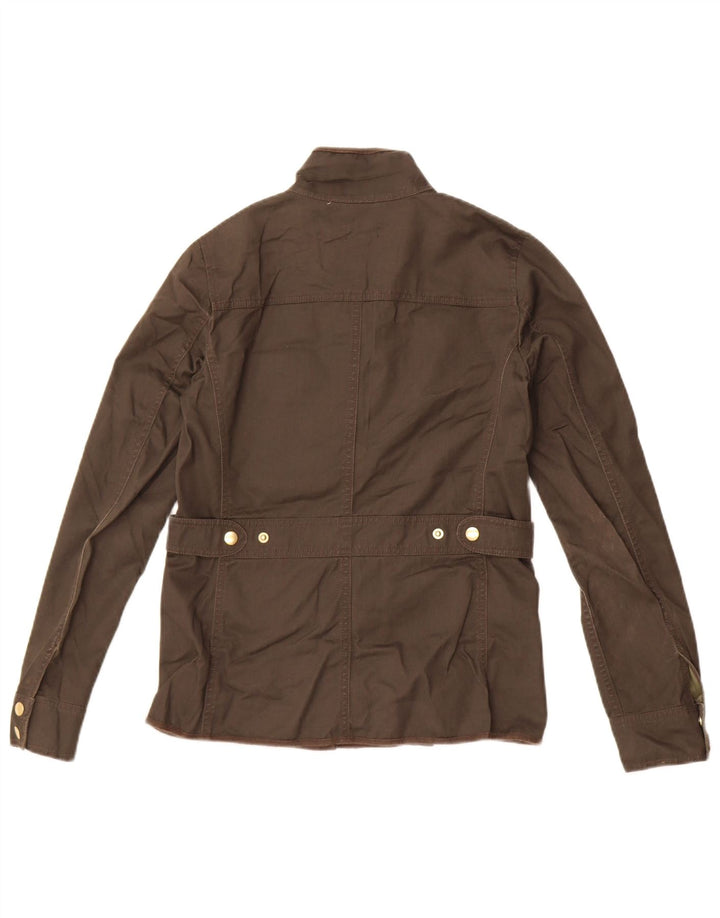 J. Crew Chaqueta utilitaria para mujer UK 2 2XS Algodón caqui