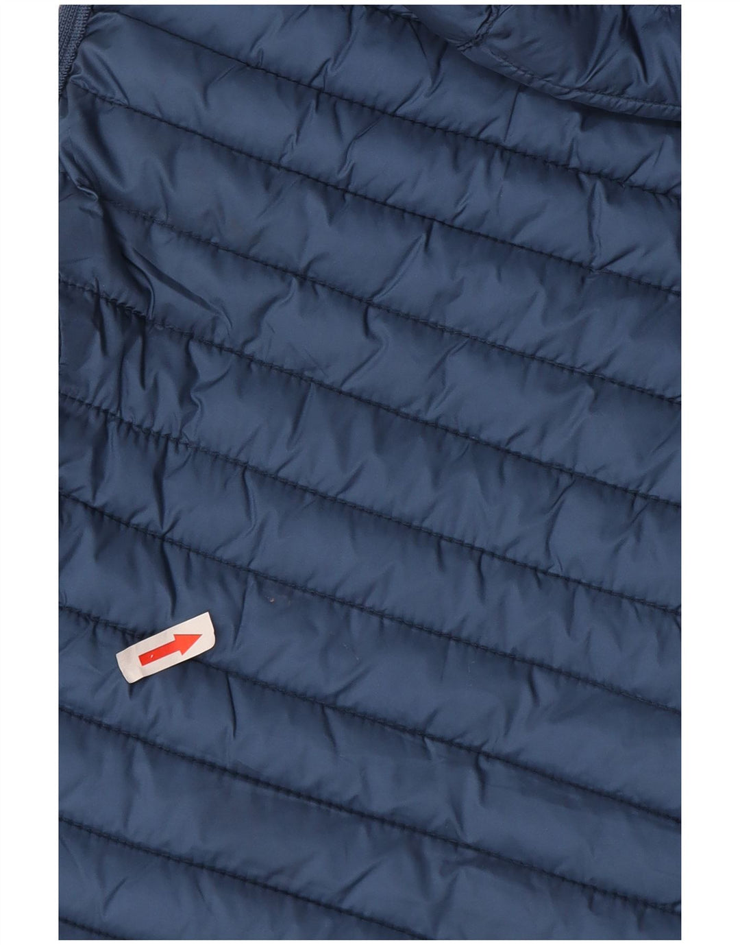 Massimo Dutti Chaleco Acolchado Con Capucha Mujer UK 42 Azul Medio Poliéster