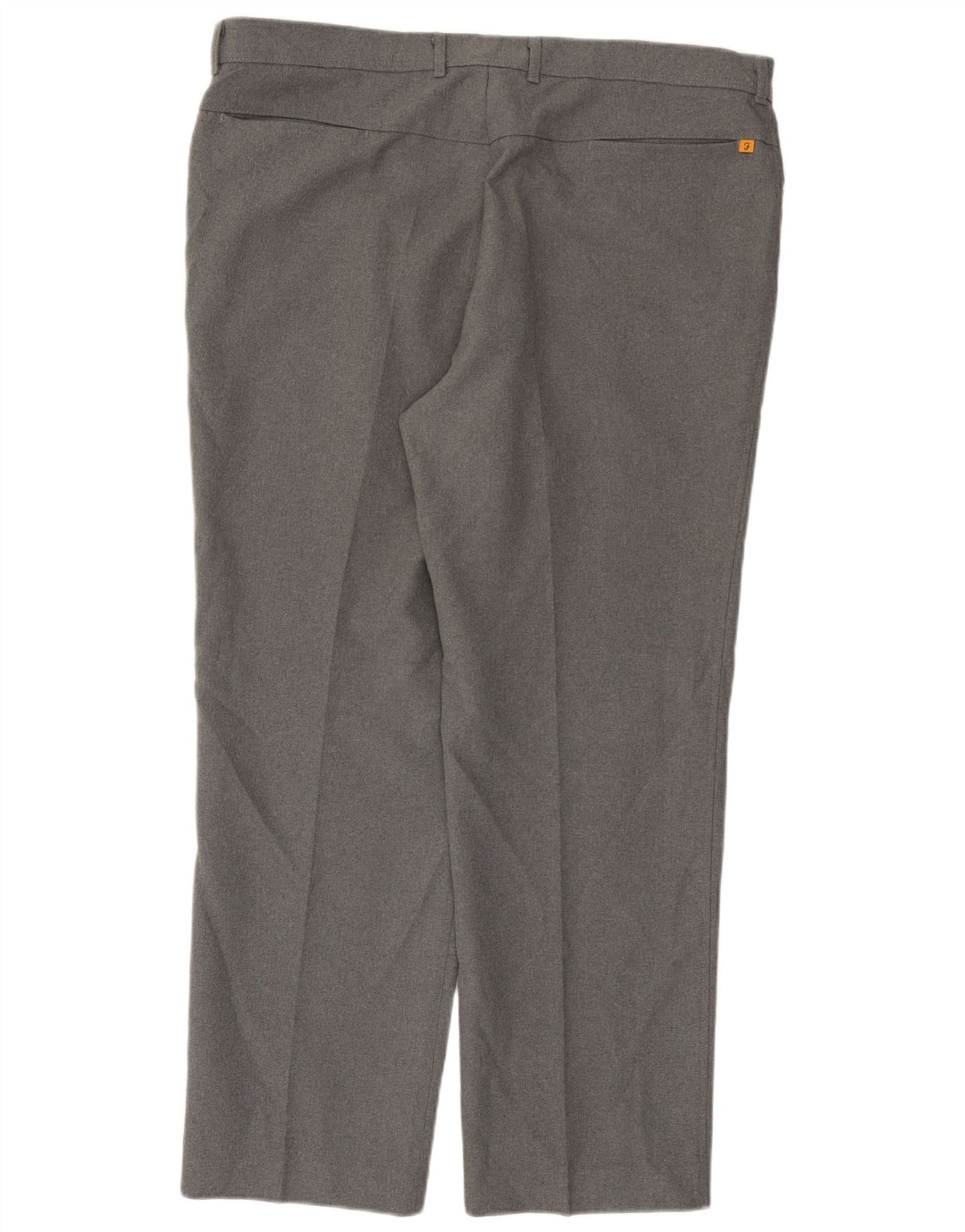 FARAH Pantalones informales rectos para hombre W40 L30 Gris