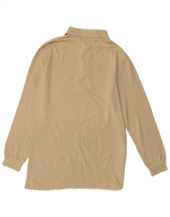 Kappa Polo De Manga Larga De Algodón Beige Medio Hombre