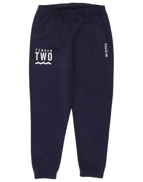 Errea Hombre Pantalones De Chándal Gráfico Joggers Grande Poliéster Azul Marino