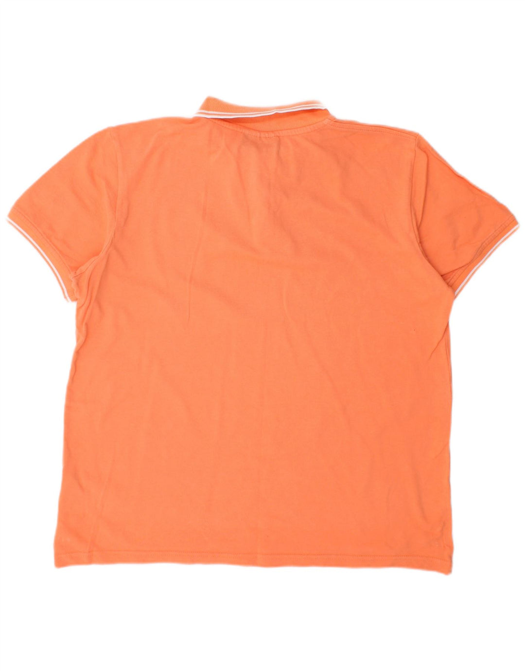 Kappa Polo Hombre Grande Naranja Algodón
