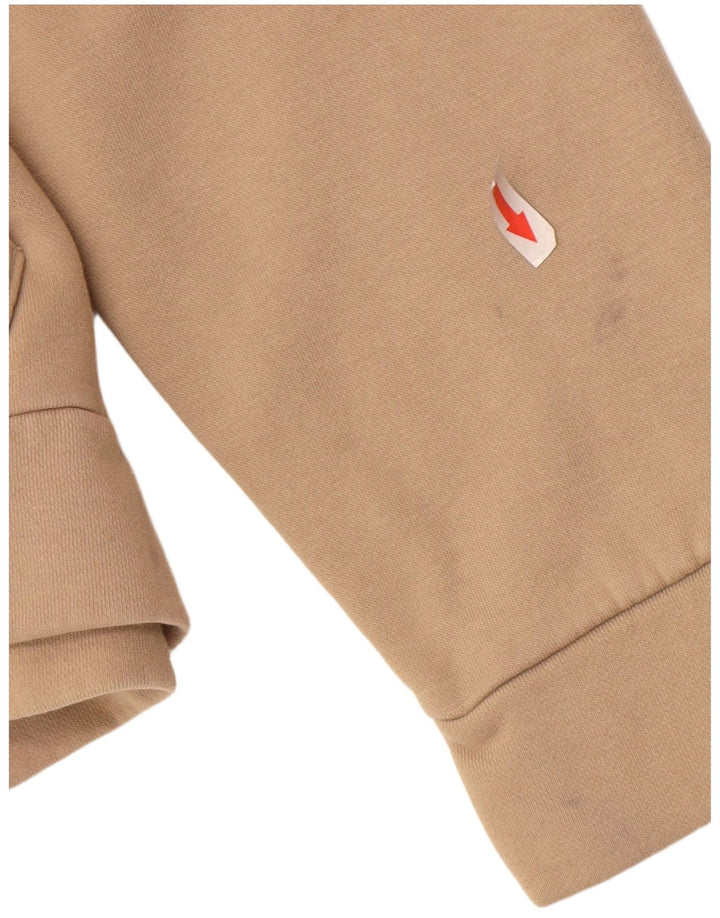 Adidas Hombre Sudadera Con Capucha Jumper Algodón Beige Medio