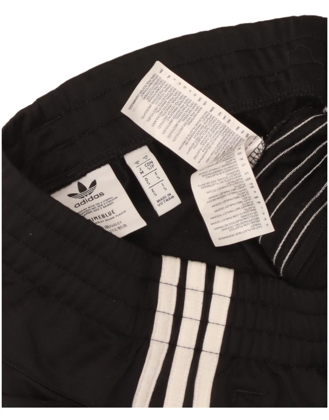Adidas Pantalones De Chándal Para Hombre Pequeños Negro Poliéster