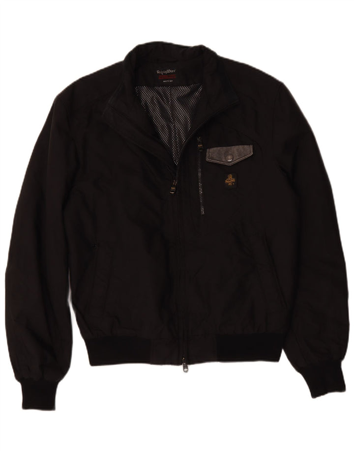 Refrigiwear Chaqueta cortavientos bomber para hombre Reino Unido 40 Grande Negro