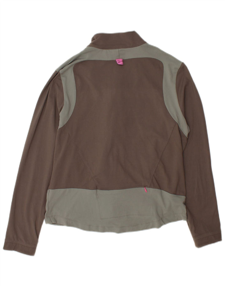 Marks & Spencer Chaqueta de chándal para mujer, talla 40, talla grande, color marrón