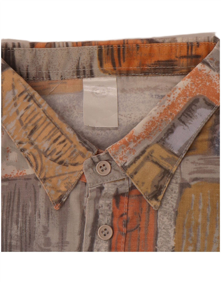 C & A Camisa tipo jersey de manga corta para hombre XL Patchwork multicolor